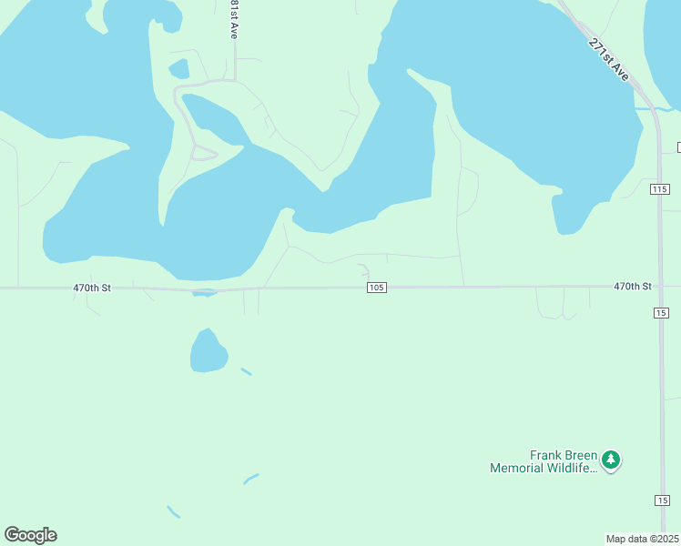 map of restaurants, bars, coffee shops, grocery stores, and more near 27864 470th Street in Madison Lake