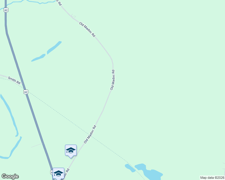 map of restaurants, bars, coffee shops, grocery stores, and more near 266 Old Madoc Road in Belleville