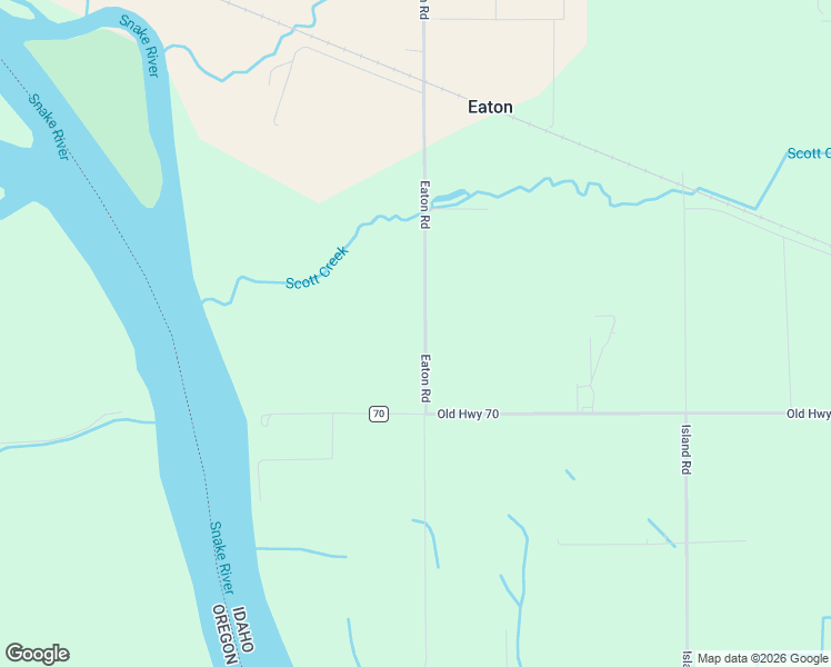 map of restaurants, bars, coffee shops, grocery stores, and more near 816 Eaton Road in Weiser