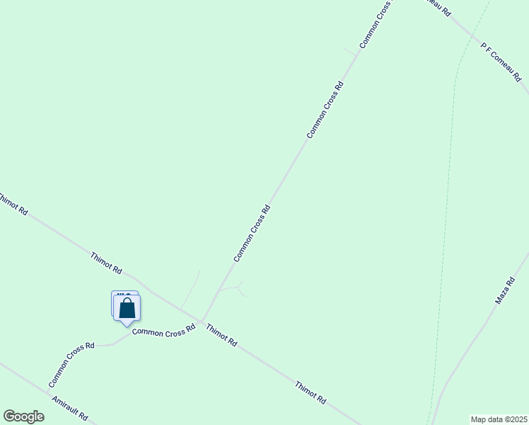 map of restaurants, bars, coffee shops, grocery stores, and more near Common Cross Road in Clare