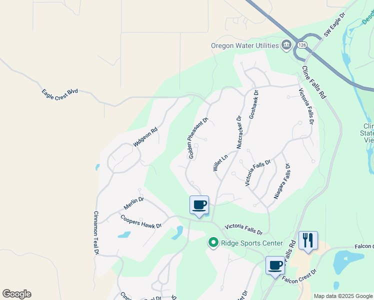 map of restaurants, bars, coffee shops, grocery stores, and more near 855 Golden Pheasant Drive in Redmond