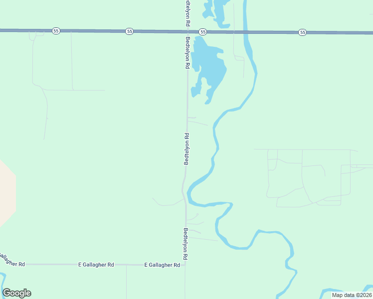 map of restaurants, bars, coffee shops, grocery stores, and more near 2362 Bedtelyon Road in West Branch