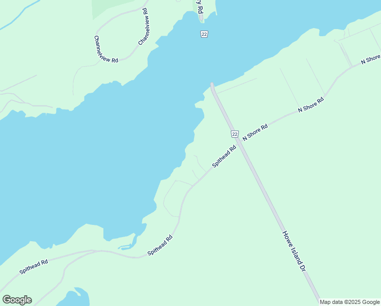 map of restaurants, bars, coffee shops, grocery stores, and more near 64 Spithead Road in Gananoque