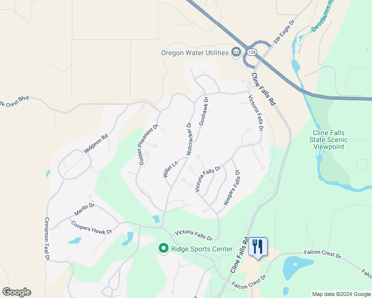 map of restaurants, bars, coffee shops, grocery stores, and more near 775 Nutcracker Drive in Redmond