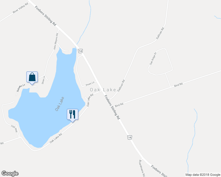 map of restaurants, bars, coffee shops, grocery stores, and more near 37 Gallivan Road in Quinte West