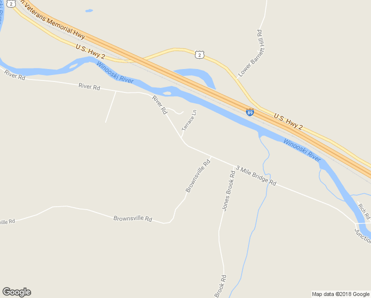 map of restaurants, bars, coffee shops, grocery stores, and more near 2536 River Road in Montpelier