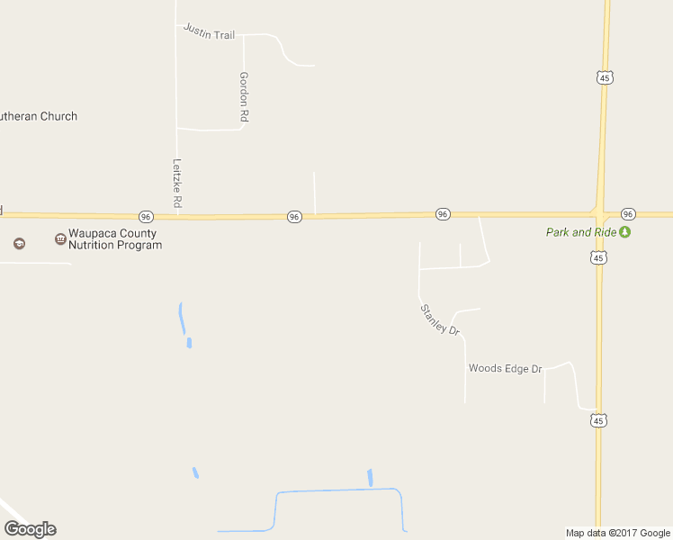 map of restaurants, bars, coffee shops, grocery stores, and more near E9475 Wisconsin 96 in Fremont