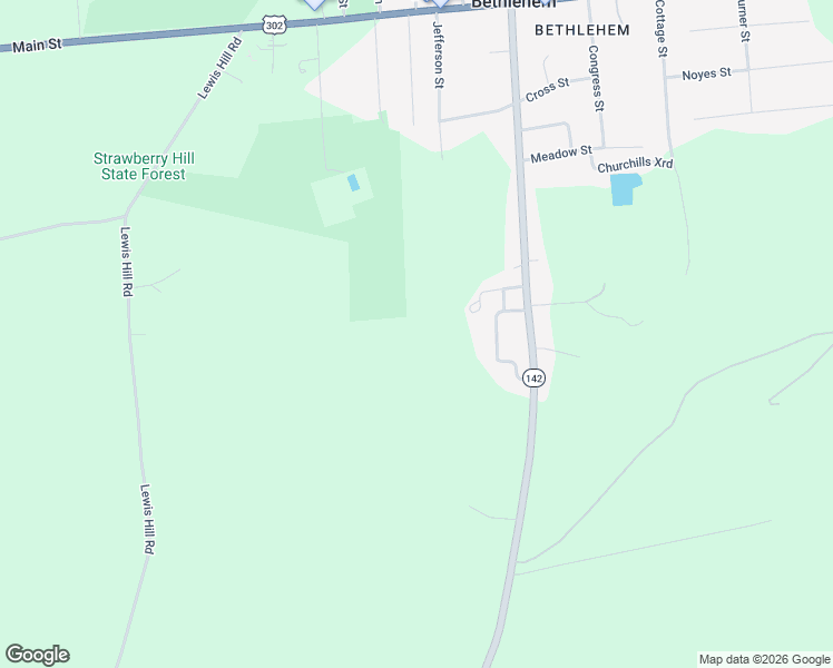 map of restaurants, bars, coffee shops, grocery stores, and more near 26 Edelweiss Drive in Bethlehem