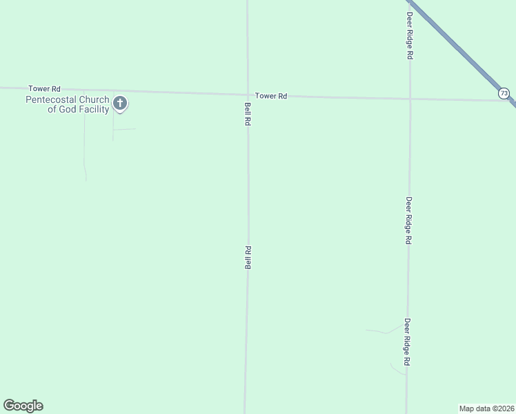 map of restaurants, bars, coffee shops, grocery stores, and more near 13349 Bell Road in Wisconsin Rapids