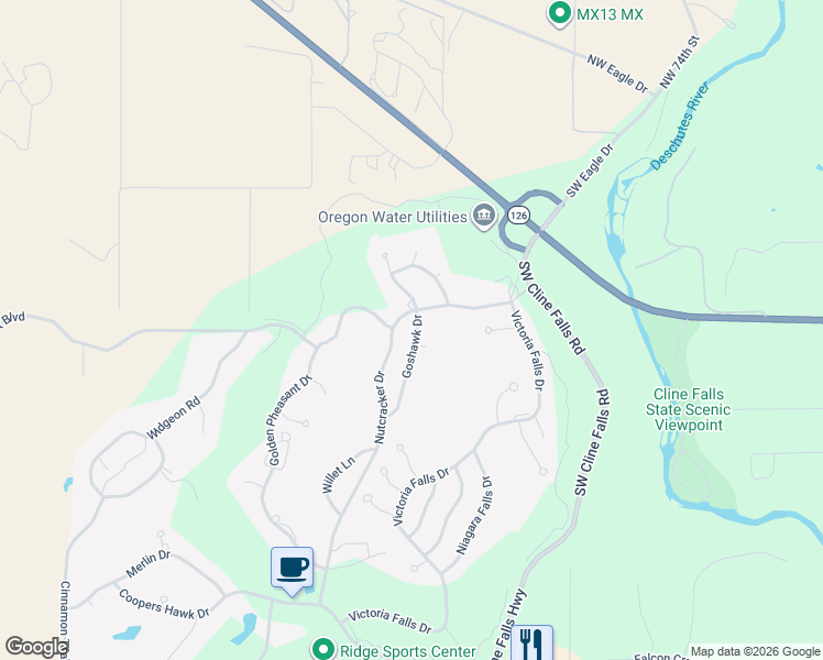 map of restaurants, bars, coffee shops, grocery stores, and more near 556 Nutcracker Drive in Redmond