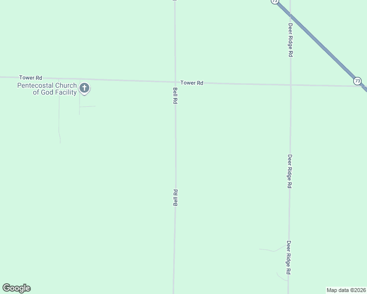 map of restaurants, bars, coffee shops, grocery stores, and more near 13180 Bell Road in Wisconsin Rapids