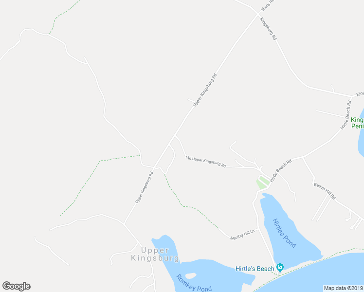 map of restaurants, bars, coffee shops, grocery stores, and more near Old Upper Kingsburg Road in Rose Bay