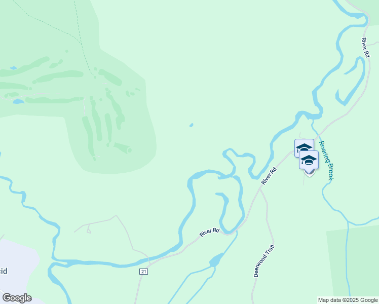 map of restaurants, bars, coffee shops, grocery stores, and more near 8 Intervale Way in Lake Placid