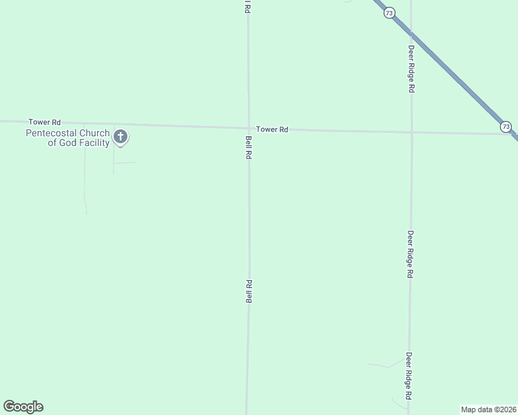 map of restaurants, bars, coffee shops, grocery stores, and more near 13181 Bell Road in Wisconsin Rapids