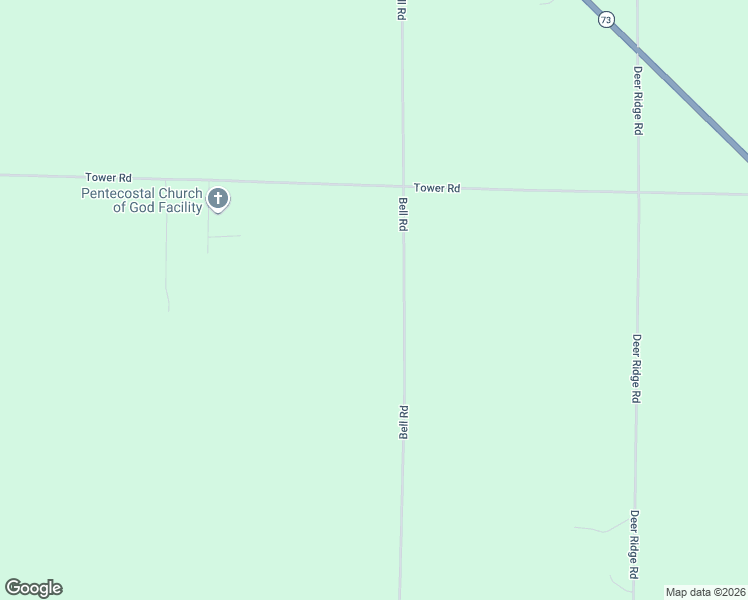 map of restaurants, bars, coffee shops, grocery stores, and more near 13181 Bell Road in Wisconsin Rapids