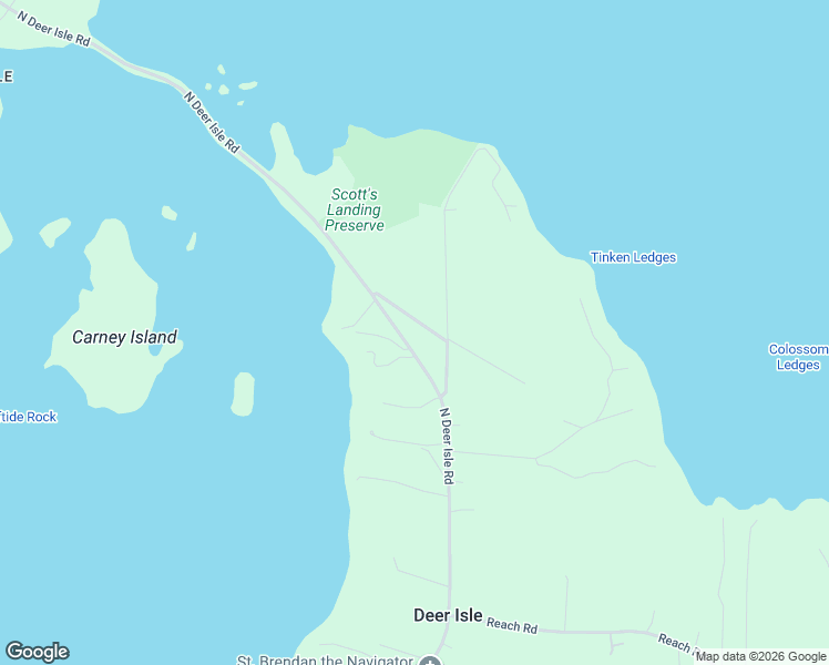 map of restaurants, bars, coffee shops, grocery stores, and more near 30 Hardy's Hill Road in Deer Isle