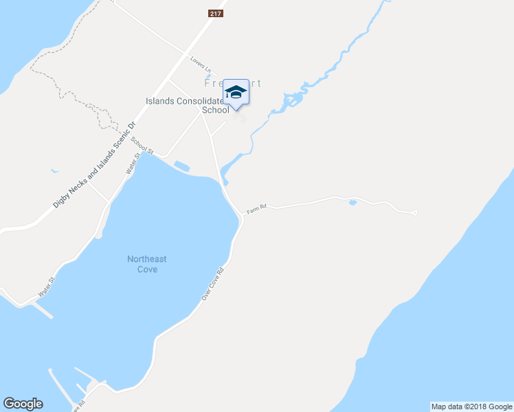 map of restaurants, bars, coffee shops, grocery stores, and more near 19 Farm Road in Freeport