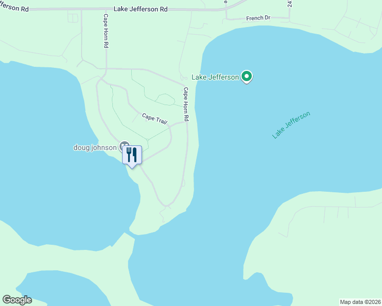 map of restaurants, bars, coffee shops, grocery stores, and more near 46549 Cape Horn Road in Cleveland
