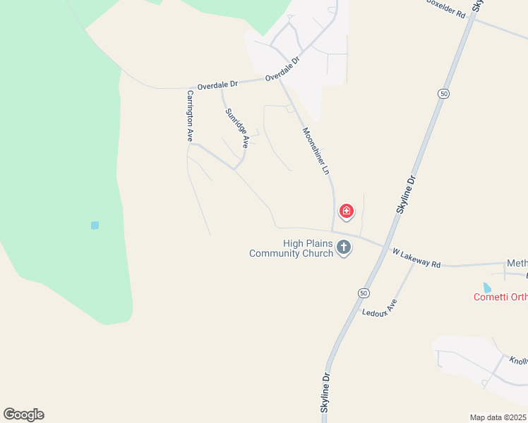 map of restaurants, bars, coffee shops, grocery stores, and more near 2036 Summerfield Lane in Gillette