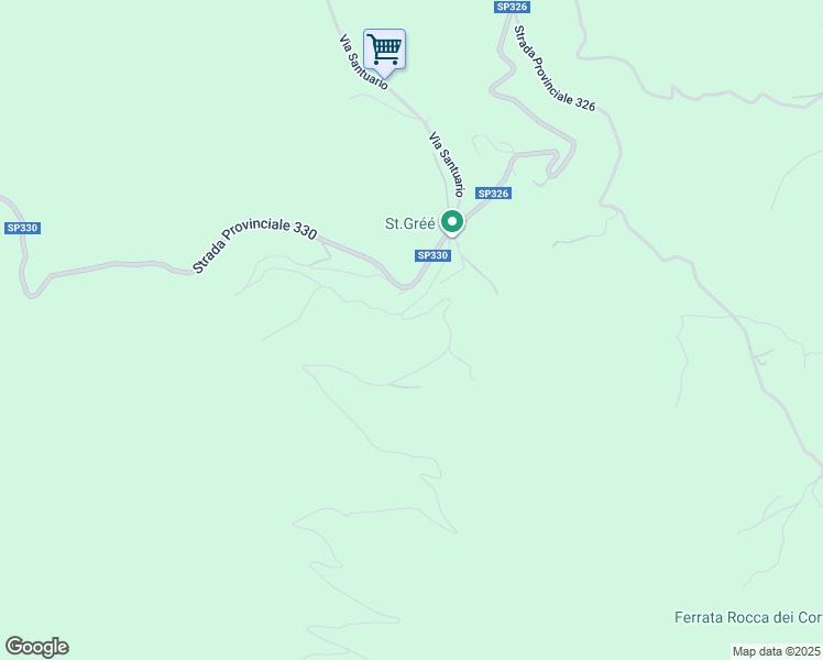 map of restaurants, bars, coffee shops, grocery stores, and more near 1 Via ai Piani in Saint Gree