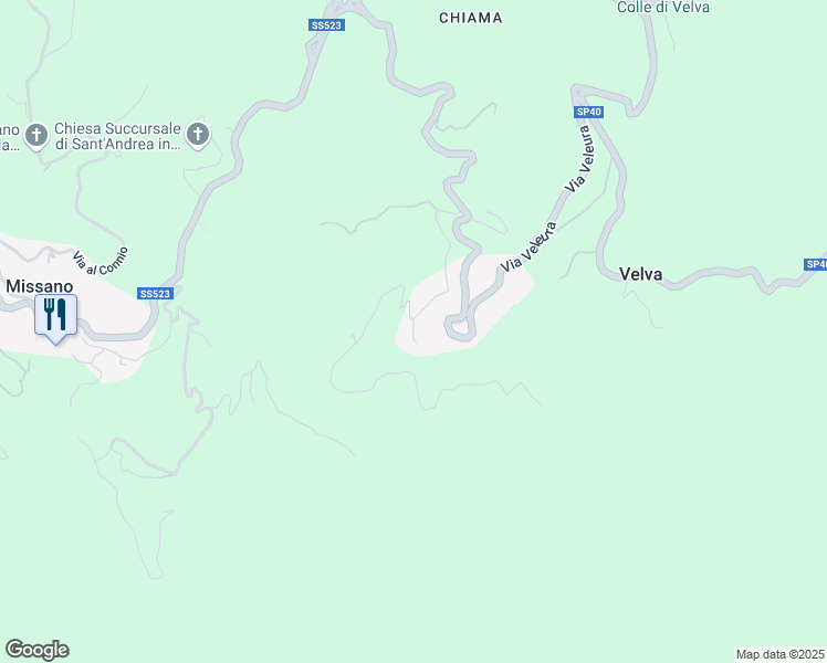 map of restaurants, bars, coffee shops, grocery stores, and more near 12 Via alla Chiesa in Velva