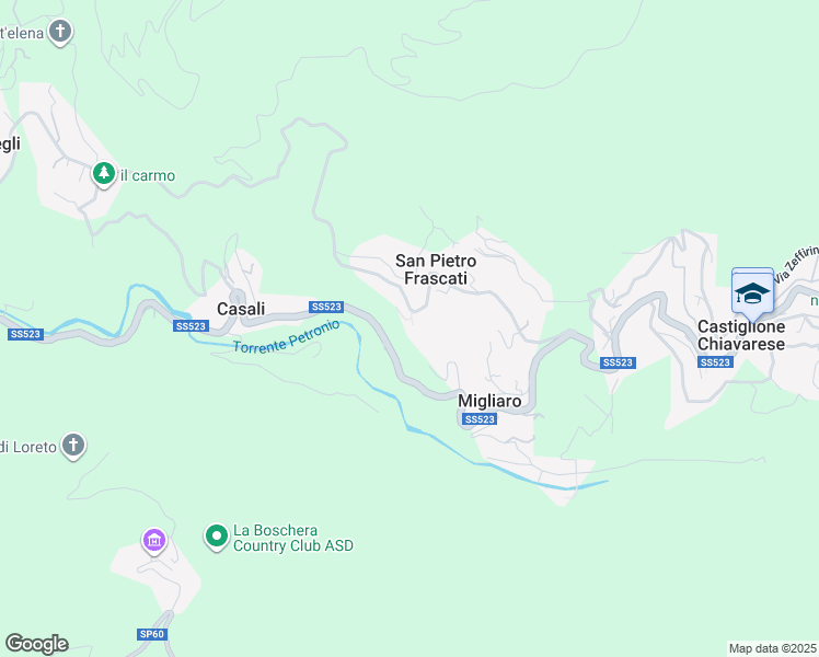 map of restaurants, bars, coffee shops, grocery stores, and more near 1 Via Carotole in San Pietro Frascati