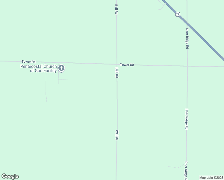 map of restaurants, bars, coffee shops, grocery stores, and more near Bell Road in Wisconsin Rapids