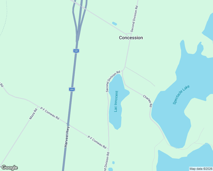 map of restaurants, bars, coffee shops, grocery stores, and more near 3245 Second Division Road in Church Point