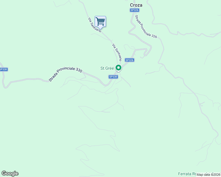 map of restaurants, bars, coffee shops, grocery stores, and more near 4 Via del Poggio in Saint Gree