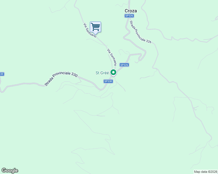 map of restaurants, bars, coffee shops, grocery stores, and more near 4 Via del Poggio in Saint Gree