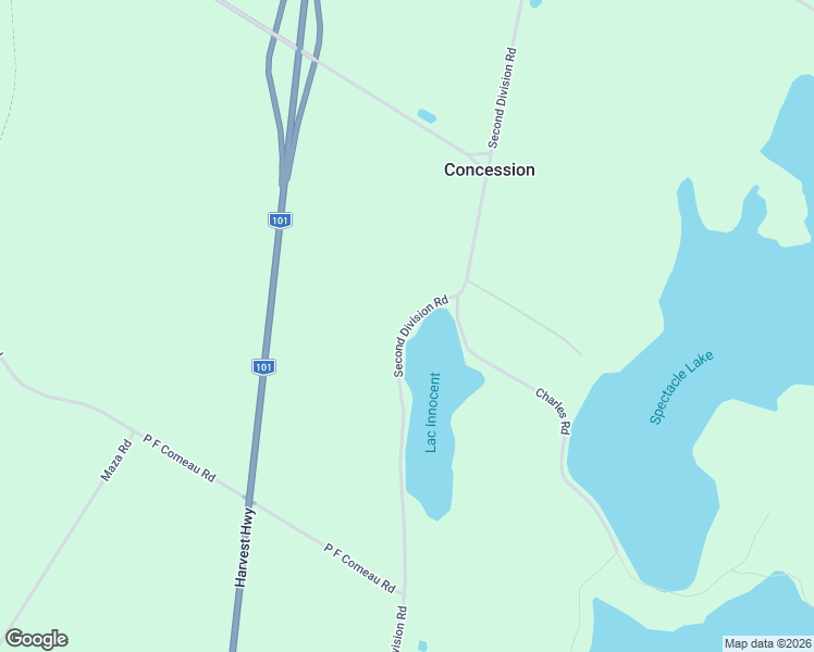 map of restaurants, bars, coffee shops, grocery stores, and more near 3245 Second Division Road in Church Point