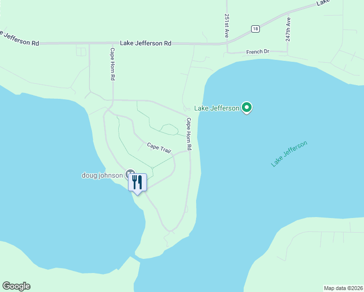 map of restaurants, bars, coffee shops, grocery stores, and more near 25188 Cape Lane in Cleveland