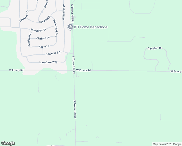 map of restaurants, bars, coffee shops, grocery stores, and more near 6890-6940 County Road 400 in Roscommon Township