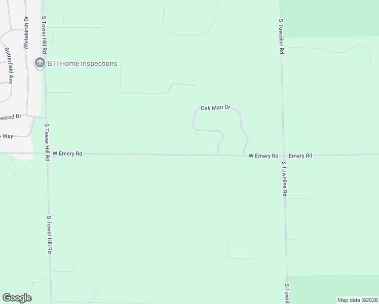 map of restaurants, bars, coffee shops, grocery stores, and more near 6546-6662 West Emery Road in Houghton Lake