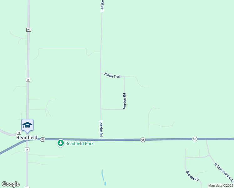 map of restaurants, bars, coffee shops, grocery stores, and more near E9348 Gordon Road in Fremont