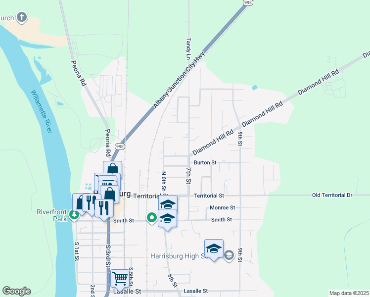map of restaurants, bars, coffee shops, grocery stores, and more near 542 Dempsey Court in Harrisburg