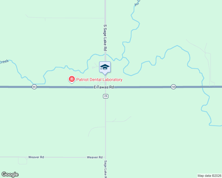 map of restaurants, bars, coffee shops, grocery stores, and more near 2057 Sage Lake Road in Prescott