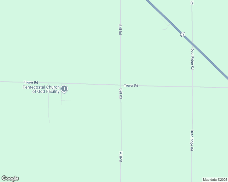 map of restaurants, bars, coffee shops, grocery stores, and more near 12751 Bell Road in Wisconsin Rapids