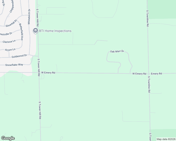 map of restaurants, bars, coffee shops, grocery stores, and more near 6546 West Emery Road in Houghton Lake