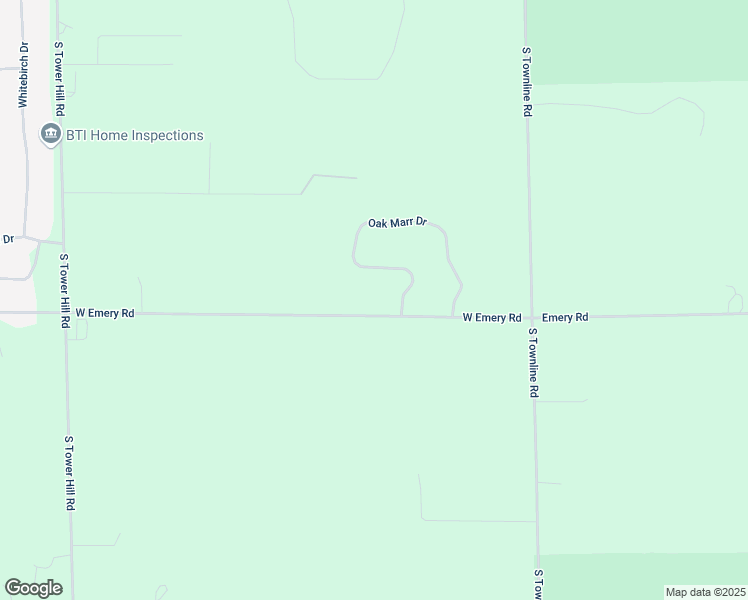 map of restaurants, bars, coffee shops, grocery stores, and more near 6348 West Emery Road in Houghton Lake