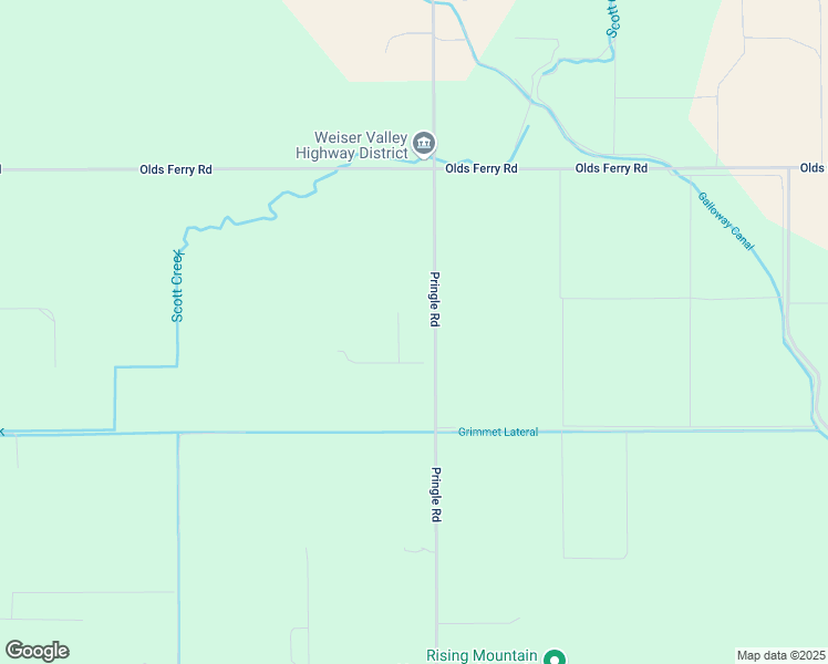 map of restaurants, bars, coffee shops, grocery stores, and more near 861 Pringle Road in Weiser