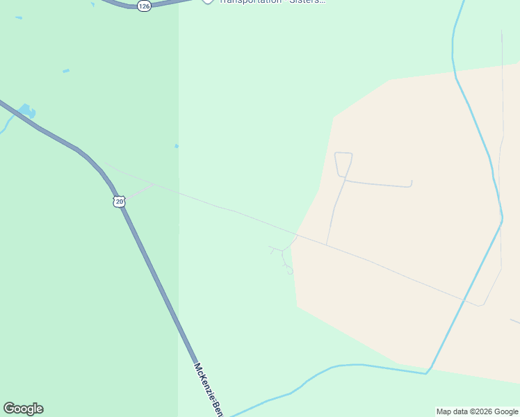map of restaurants, bars, coffee shops, grocery stores, and more near 16472 Jordan Road in Sisters