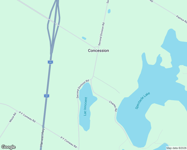 map of restaurants, bars, coffee shops, grocery stores, and more near Second Division Road in Clare
