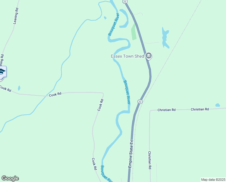 map of restaurants, bars, coffee shops, grocery stores, and more near 395 Cook Road in Essex