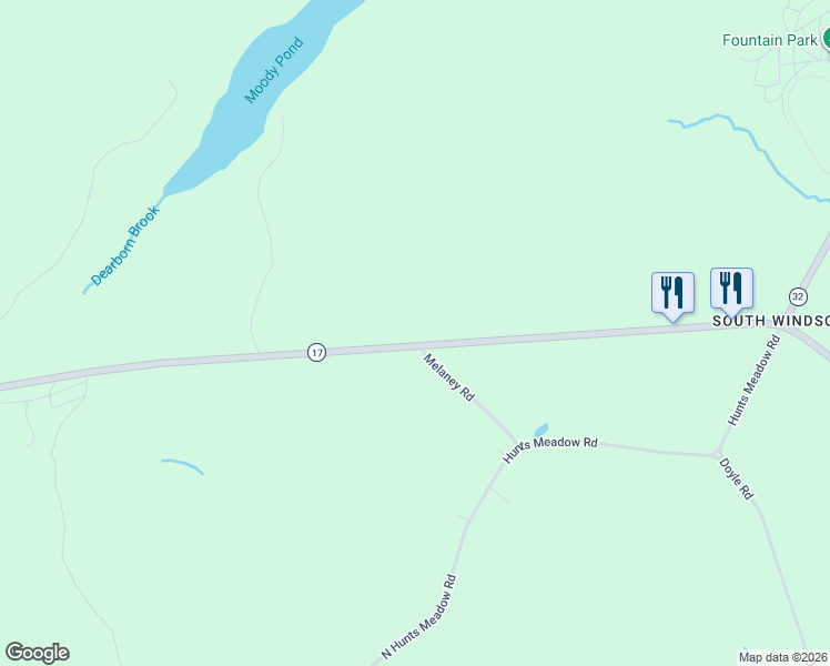 map of restaurants, bars, coffee shops, grocery stores, and more near 224 Augusta-Rockland Road in Windsor