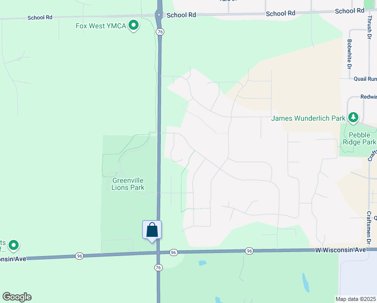 map of restaurants, bars, coffee shops, grocery stores, and more near N1145 Glennview Drive in Greenville