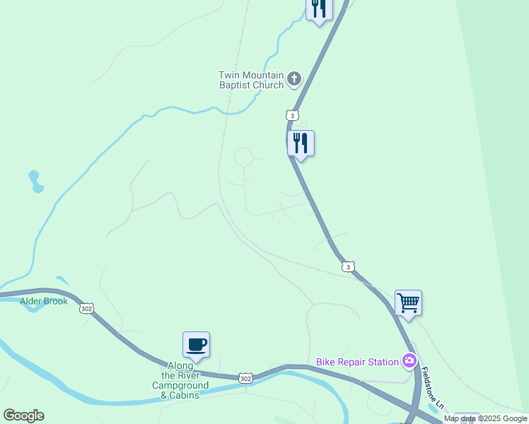 map of restaurants, bars, coffee shops, grocery stores, and more near 50 Twin View Drive in Carroll