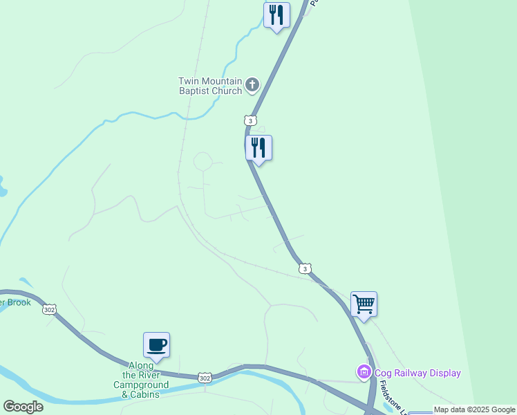 map of restaurants, bars, coffee shops, grocery stores, and more near 64 Twin View Drive in Whitefield