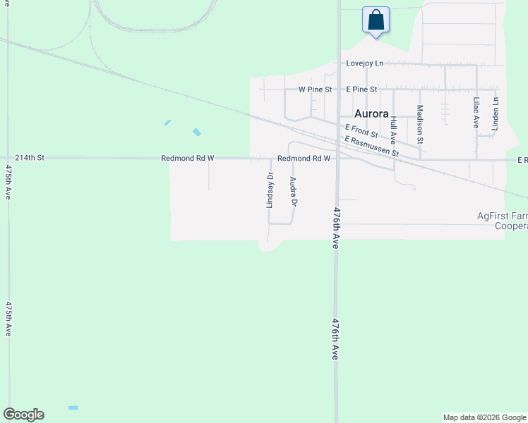 map of restaurants, bars, coffee shops, grocery stores, and more near 213 Lindsay Drive in Aurora