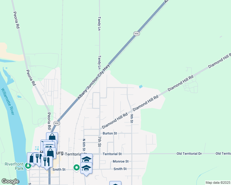 map of restaurants, bars, coffee shops, grocery stores, and more near 830 North 8th Street in Harrisburg